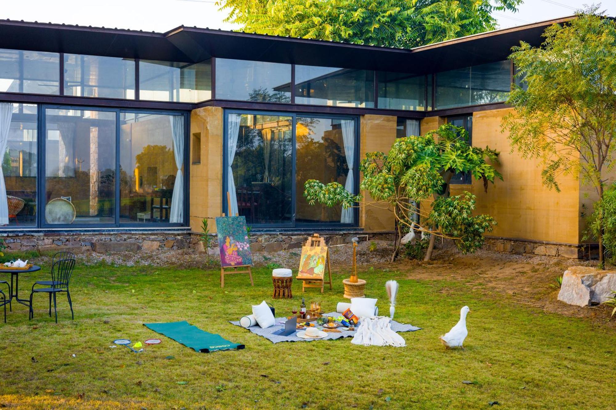 ג'איפור Elivaas Hari Bagh 4 Bhk Villa With Gaming Zone & Art Nook מראה חיצוני תמונה