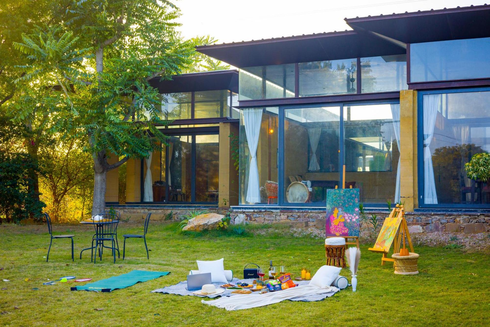 ג'איפור Elivaas Hari Bagh 4 Bhk Villa With Gaming Zone & Art Nook מראה חיצוני תמונה