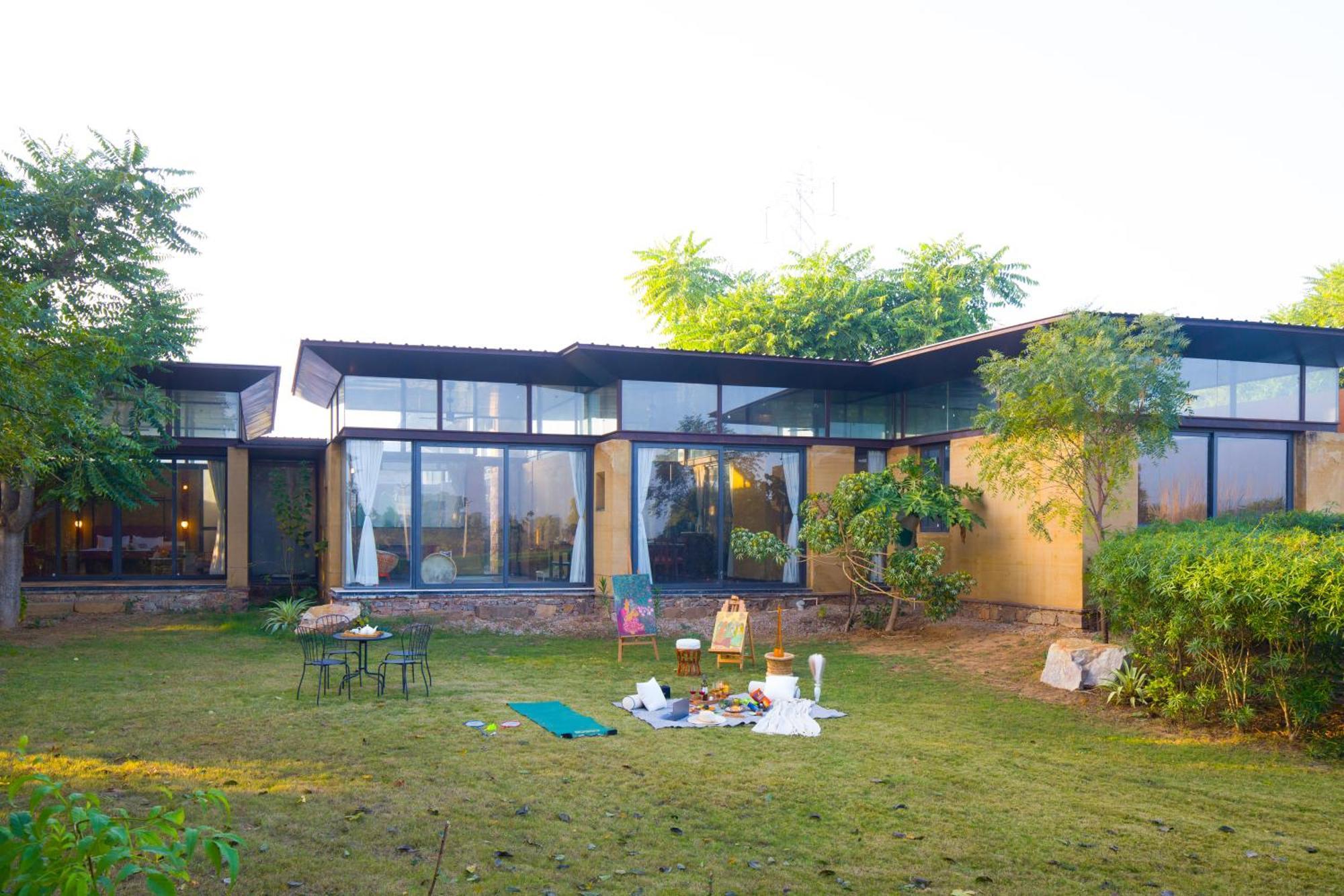 ג'איפור Elivaas Hari Bagh 4 Bhk Villa With Gaming Zone & Art Nook מראה חיצוני תמונה